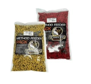 Pelety Method Feeder Set 1,5mm 800g +200ml Booster Halibut CSweet Corn